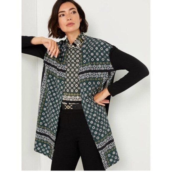 C. Wonder NWT Mixed Media Open Front Cardigan - Picture 1 of 11